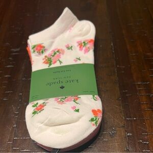 Kate Spade New York Spring Flower Colorful Floral Low Cut 3 Pair Socks